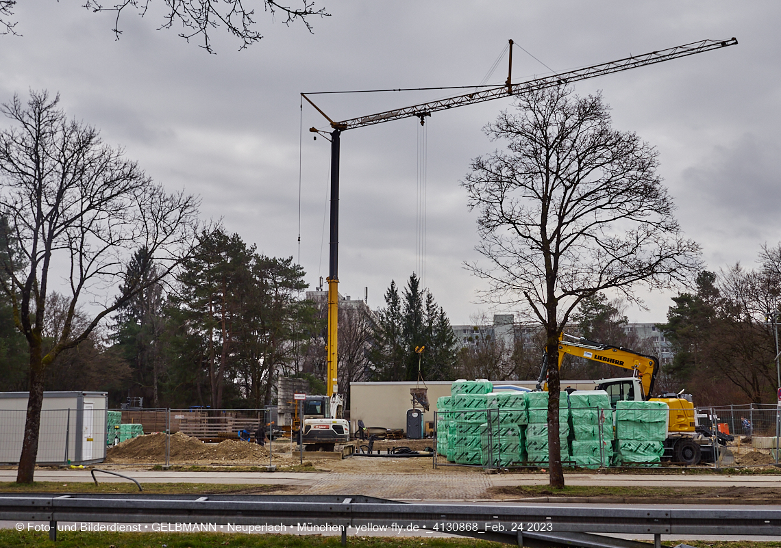 24.02.2023 -  Baustelle Haus für Kinder in Neupelach Quiddestraße 3